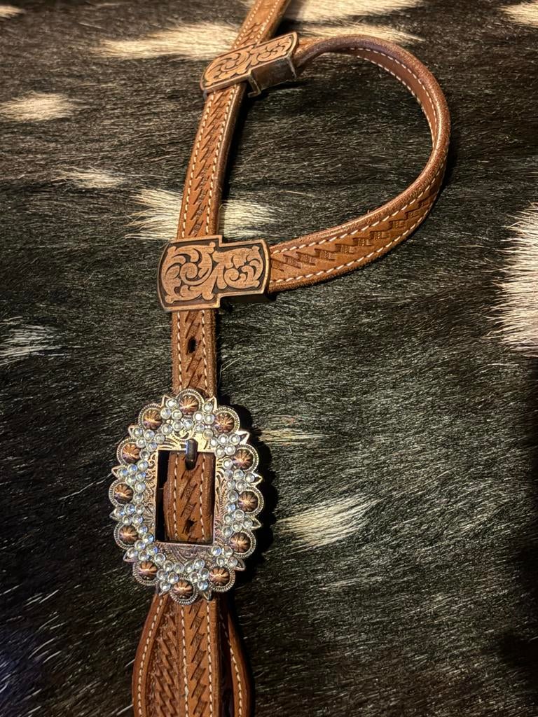 Two Ear Showhoofdstel  Western, Ophalen of Verzenden, Zo goed als nieuw, Western