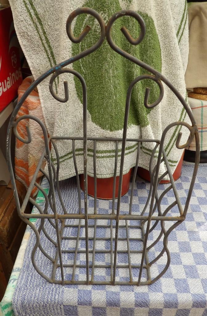 metalen rekje/ mand/ opbergrekje, Antiek en Kunst, Ophalen of Verzenden