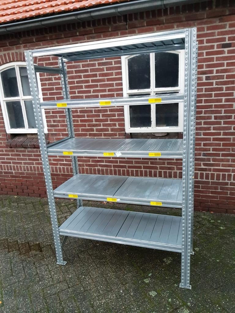 Metalsistem stelling 50cm diep/Legbord stelling/magazijn, Ophalen, Gebruikt