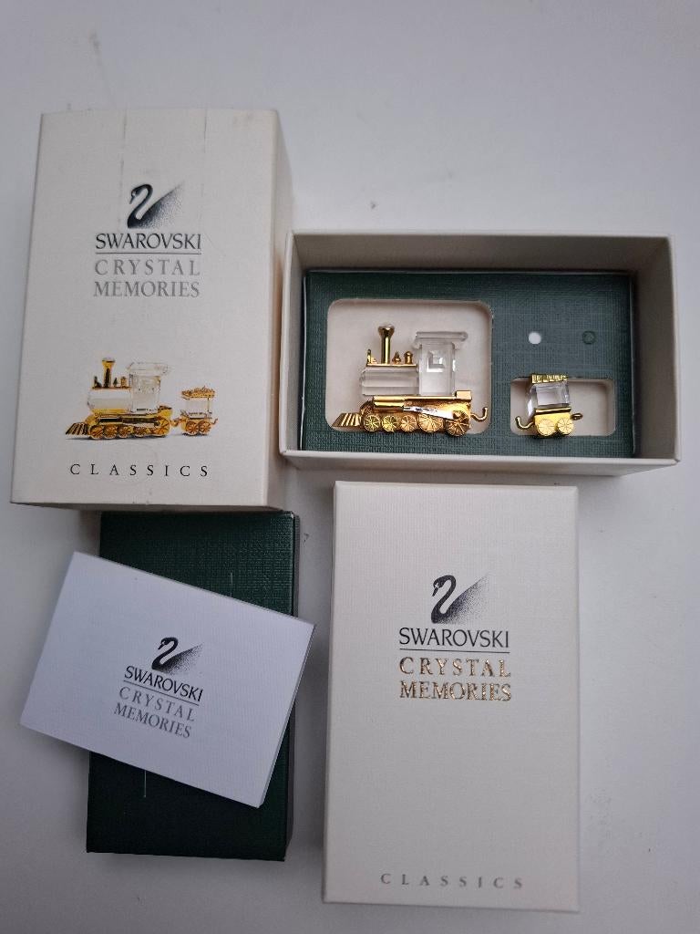 Swarovski classic serie treintje met kolenwagen, Ophalen of Verzenden, Zo goed als nieuw, Figuurtje