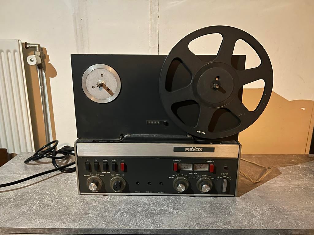 Revox A77 bandrecorder, Audio, Tv en Foto, Bandrecorders, Ophalen, Bandrecorder, Met banden