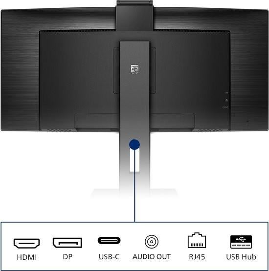Philips 346P1CRH 34" QHD Ultrawide Monitor USB-C KVM, Computers en Software, Monitoren, Gaming, Philips, IPS, Apex Electronics