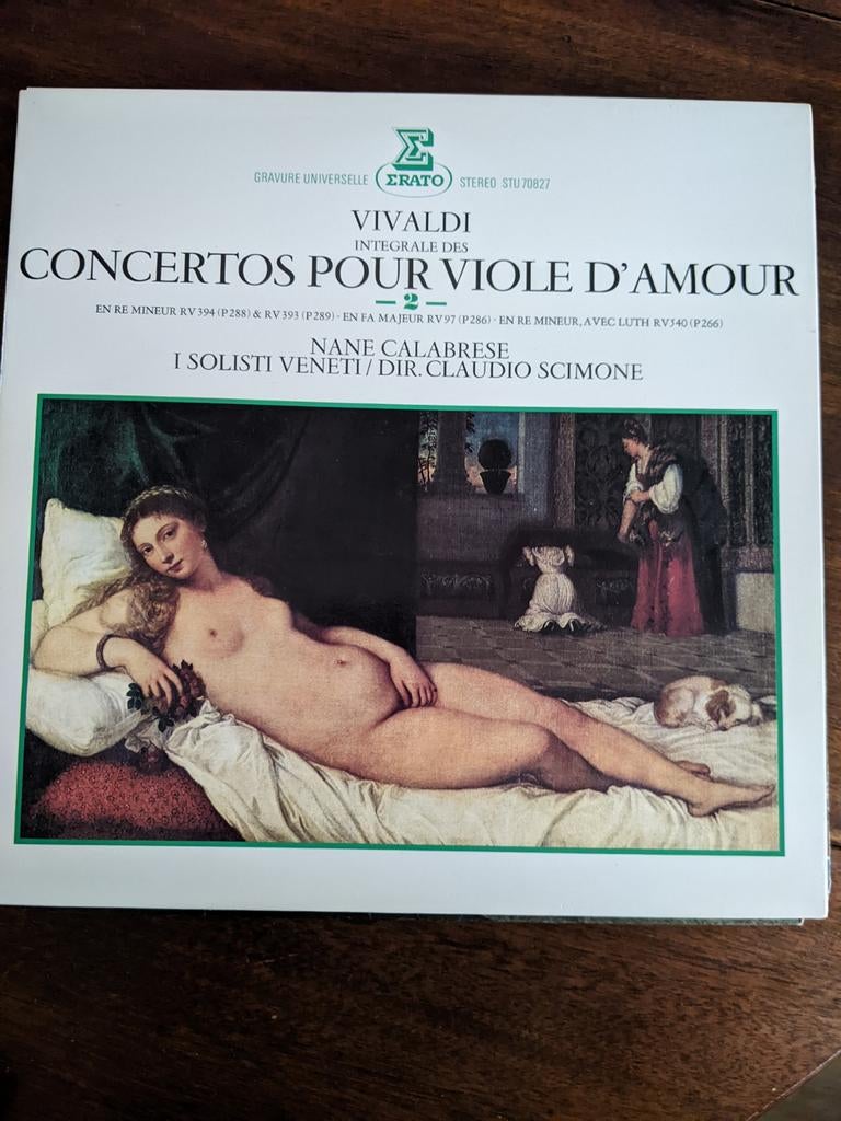 Vivaldi Concertos Pour Viole D'Amour - vinyl perfect, Cd's en Dvd's, Vinyl | Klassiek, Ophalen, Zo goed als nieuw, 12 inch, Orkest of Ballet
