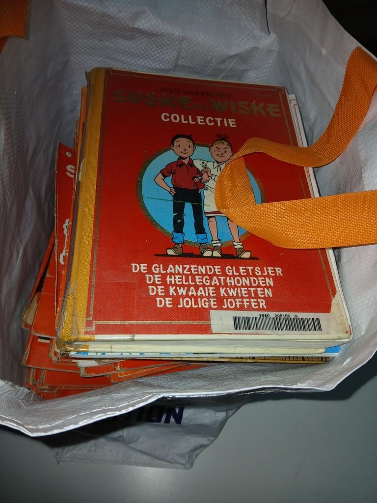 Tas vol met suske en wiske, Meerdere stripboeken, Ophalen of Verzenden, Gelezen, Willy Vandersteen
