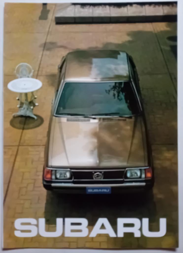 Brochure Subaru 1300/ 1600/ 1800, Ophalen of Verzenden, Zo goed als nieuw, Overige merken