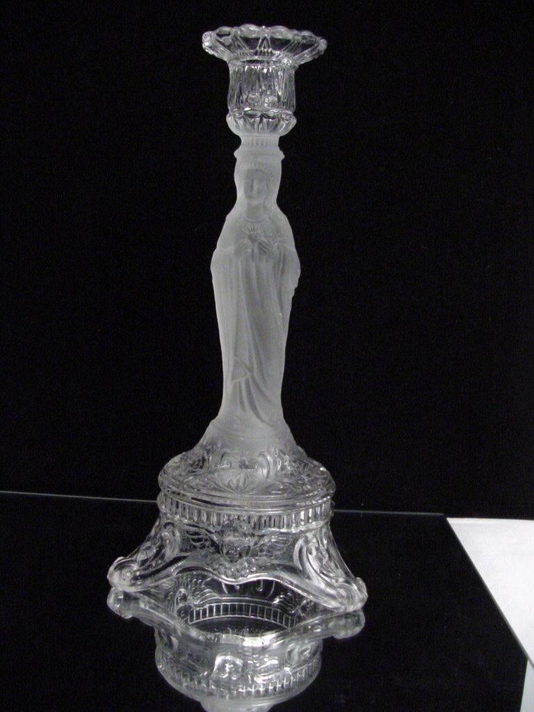 scailmont kandelaar glazen maria, Ophalen of Verzenden, Glas