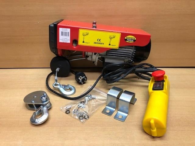 Electrische takel 125/250 kg., Doe-het-zelf en Verbouw, Lieren en Takels, Eddiys, Espel, Nieuw, Info@eddiys.eu