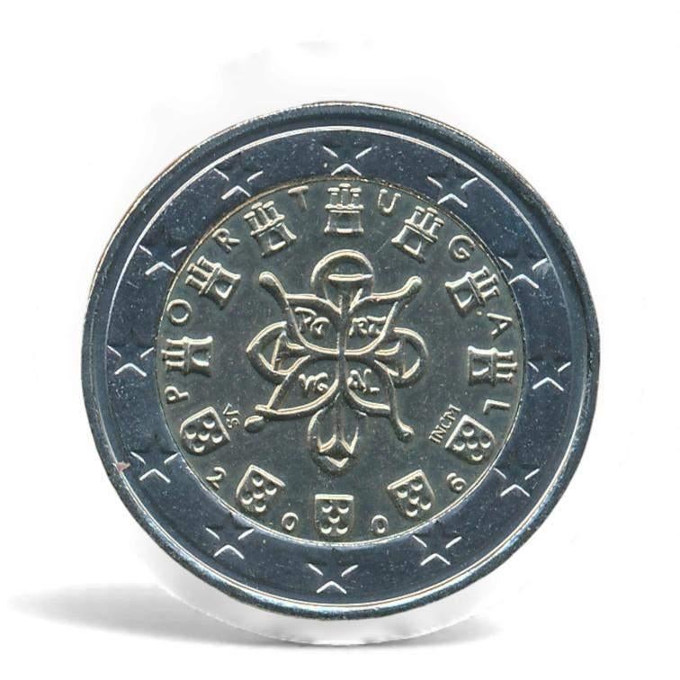 Portugal 2 euro 2006, Ophalen of Verzenden, Portugal, 2 euro, Losse munt