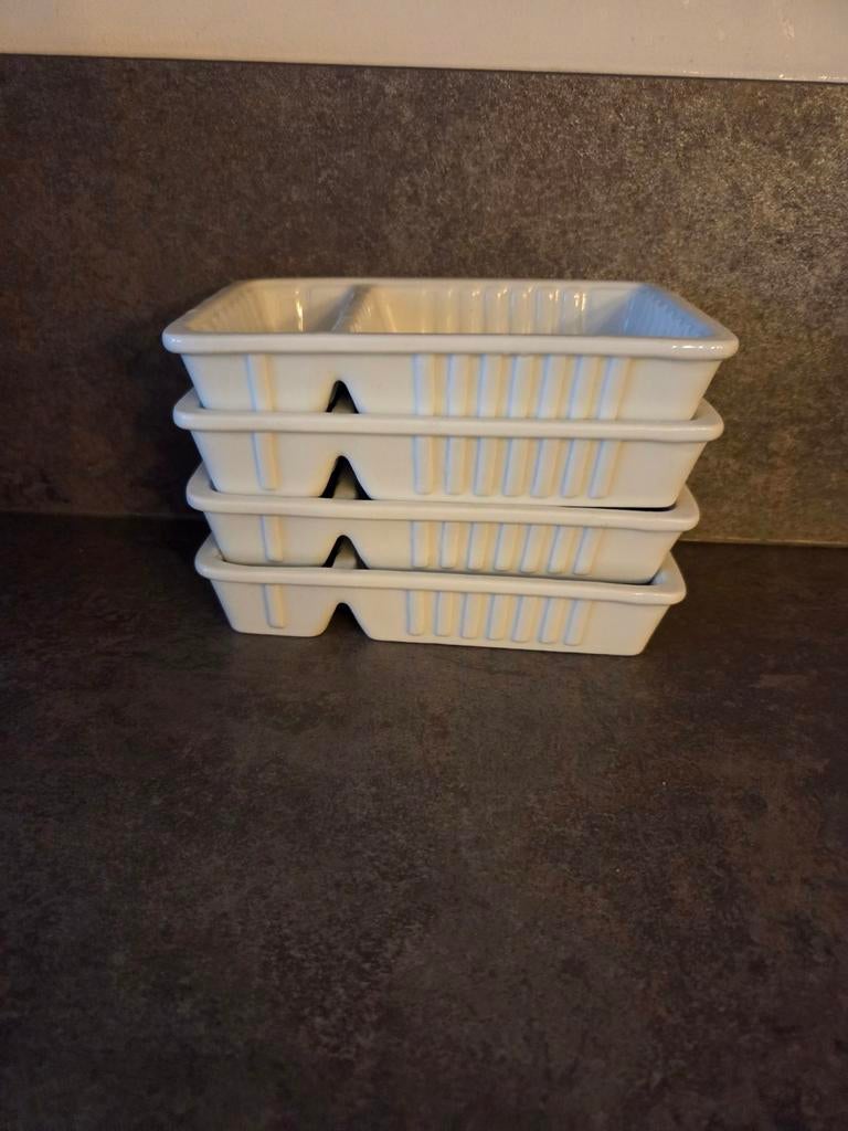 4 Patat Bakjes Groot - Ideaal voor Snacks!, Ophalen, Zo goed als nieuw