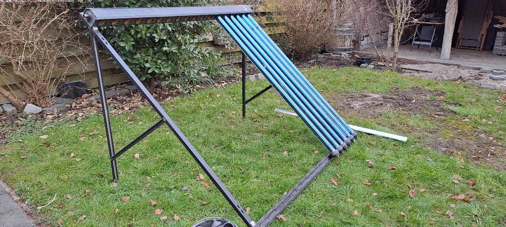 2x 18 CPC heatpipes geschikt voor schuin of plat dak, Ophalen, Gebruikt, Boiler, Minder dan 20 liter