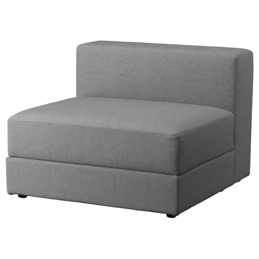 Ikea Jattebo bank hoezen grijs - let op: alleen hoezen!, Ophalen of Verzenden, Zo goed als nieuw, 75 tot 100 cm, Stof