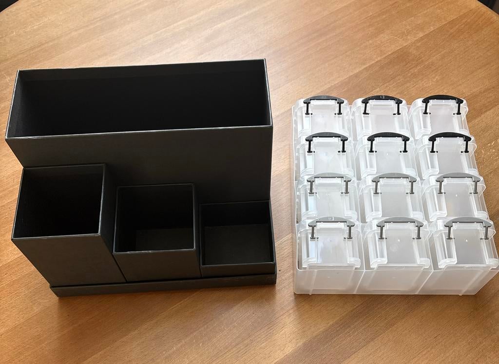 Handige bureau-organizer en opbergdozen, Ophalen, Zo goed als nieuw, Kunststof, Minder dan 50 cm