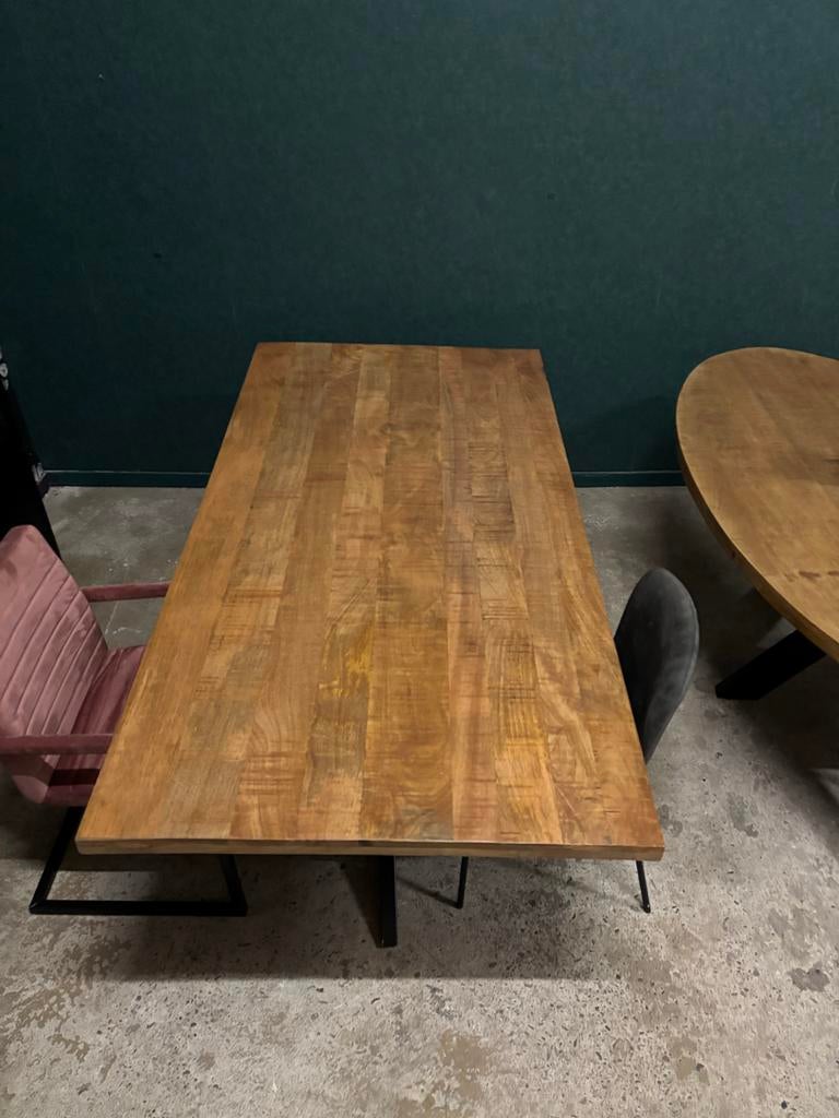 Mooie rechthoekige mango houten tafels, Vier personen, Rechthoekig, Overige houtsoorten, Nieuw