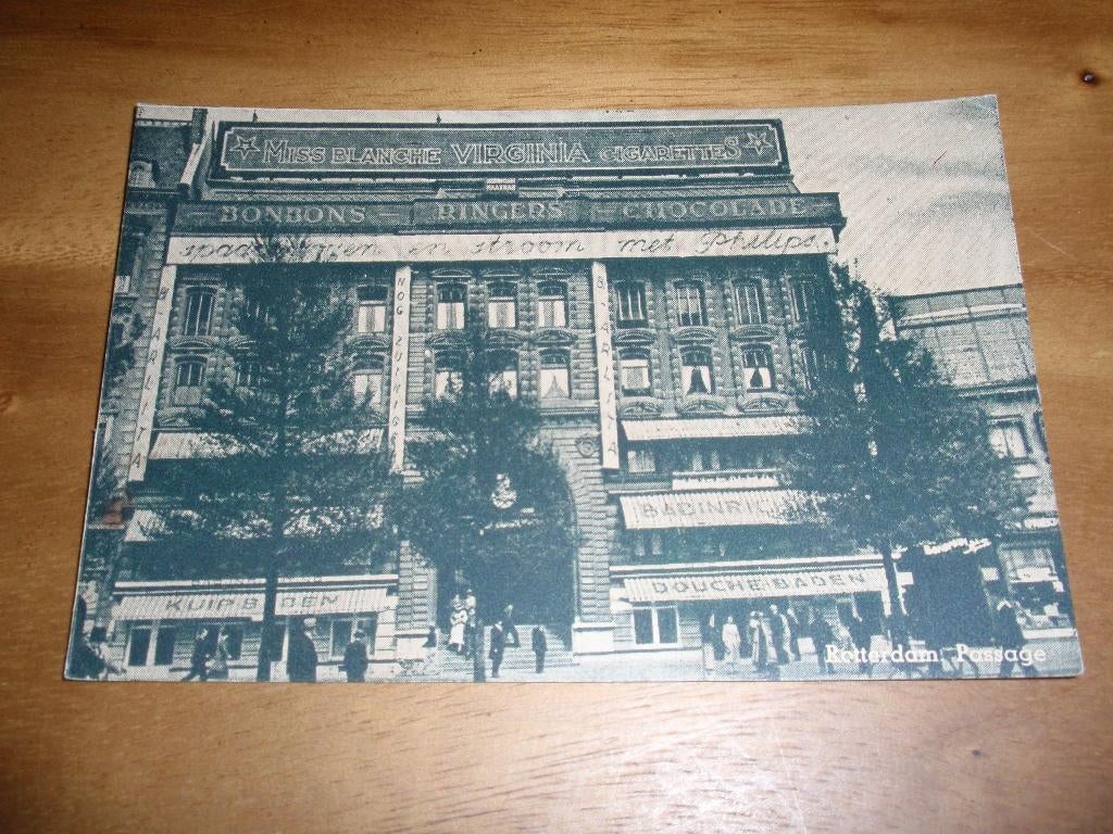 Rotterdam Passage Reclame aan gevel, Verzenden, 1940 tot 1960, Ongelopen, Zuid-Holland