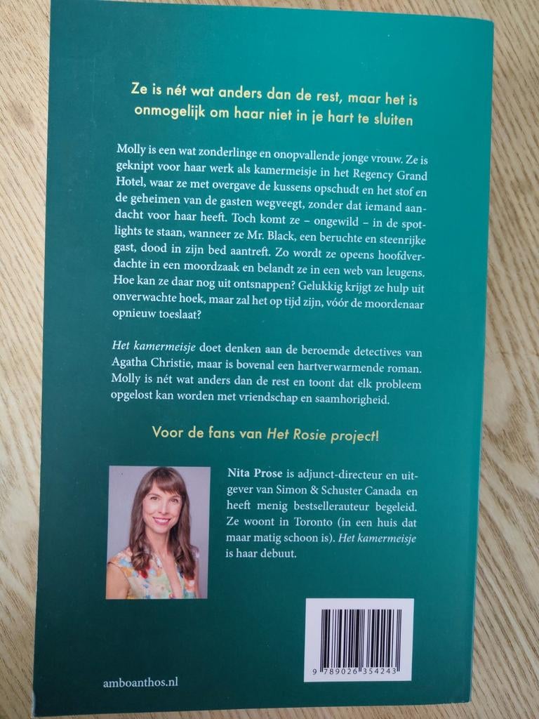 Het Kamermeisje - Nita Prose, Boeken, Ophalen of Verzenden, Zo goed als nieuw, Nita Prose