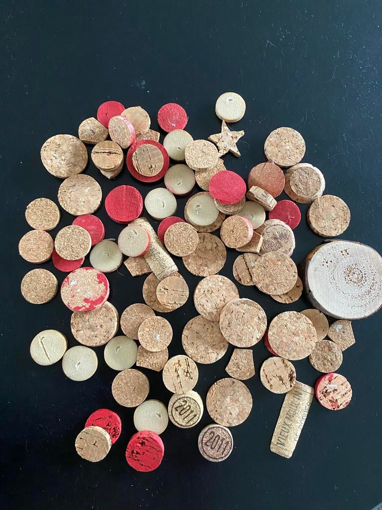 Kurken voor Knutselen schijfjes kurk, Ophalen of Verzenden, Gebruikt, Materiaal