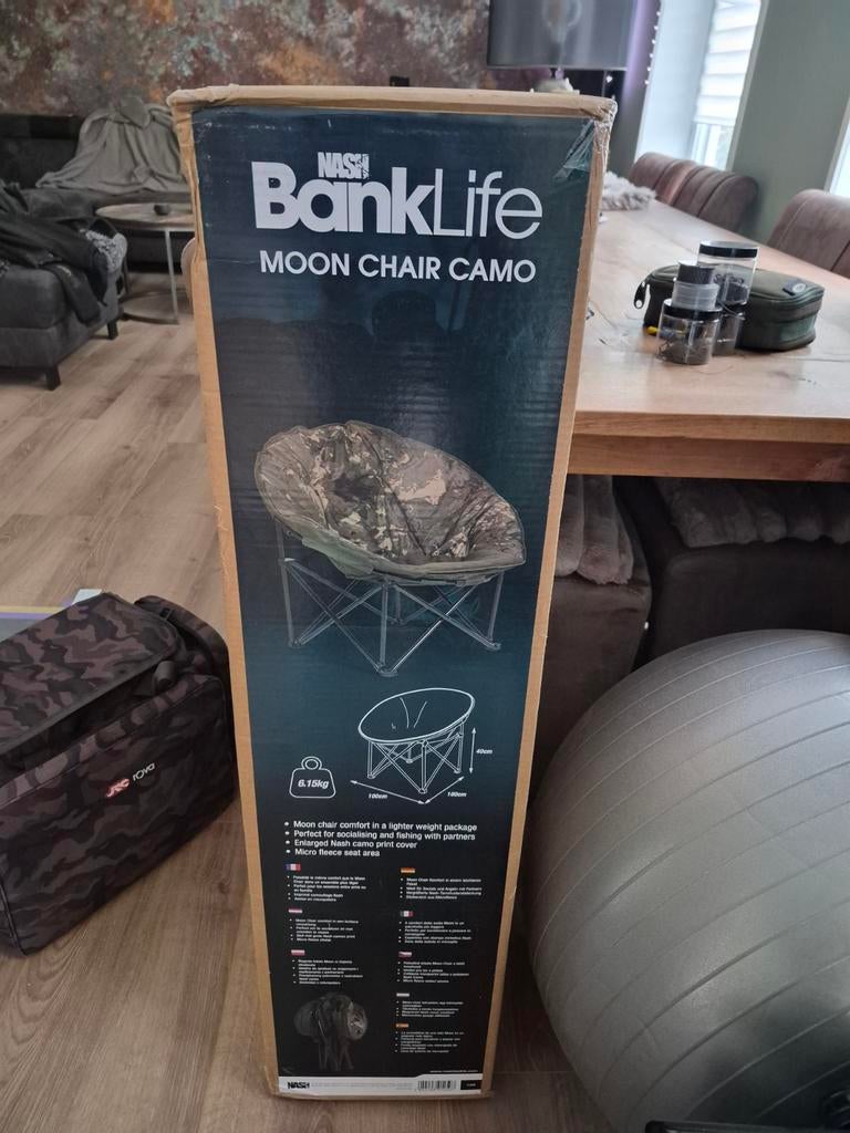 Nash moon chair camo Nieuw!, Ophalen of Verzenden, Nieuw, Overige typen