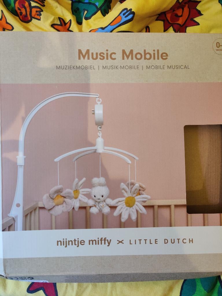 Nijntje x little dutch muziekmobiel, Ophalen of Verzenden, Zo goed als nieuw, Mobiel, Met geluid