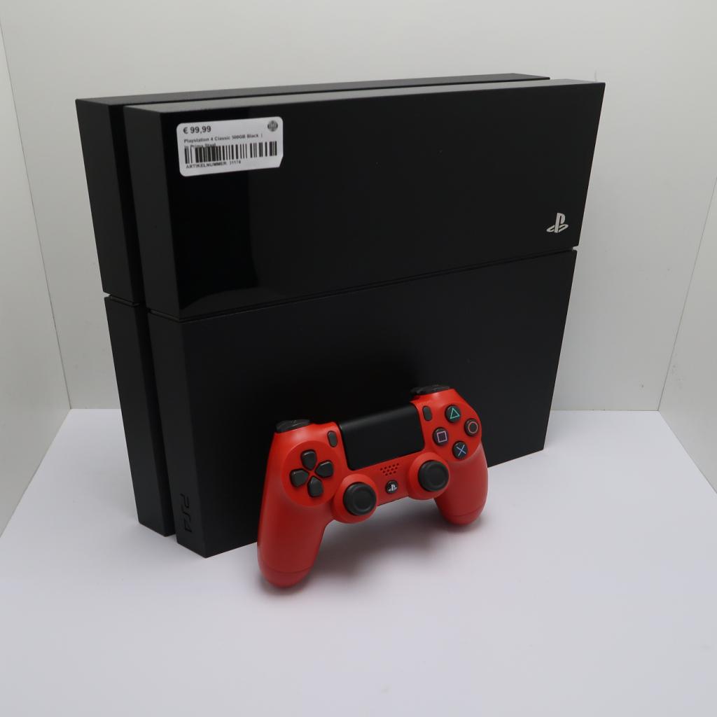 Playstation 4 Classic 500GB Black  | In Prima Staat, Niet ingevuld, Zo goed als nieuw, Niet ingevuld, Niet ingevuld