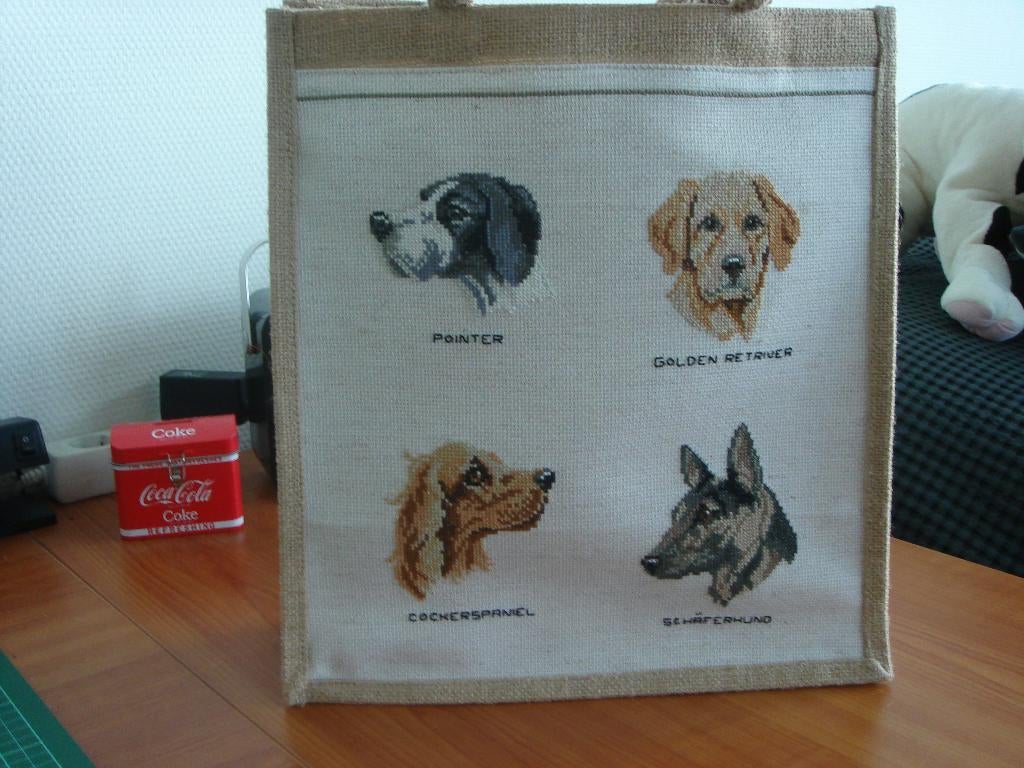 Jutte Tas met honden koppen, Ophalen of Verzenden, Nieuw