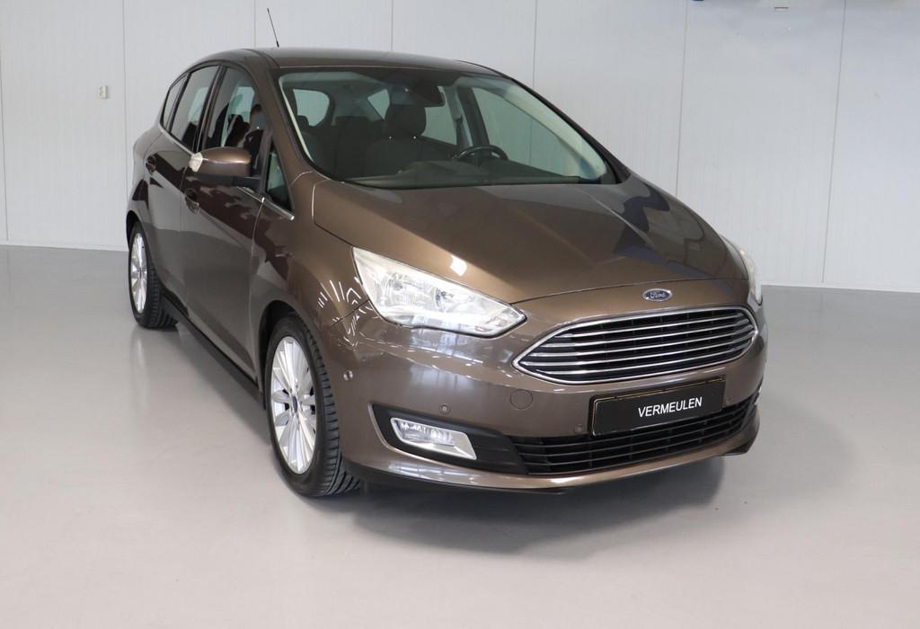 Ford C-Max 1.5 Titanium Automaat – Comfort en Luxe in éé, Euro 6, 4 cilinders, Origineel Nederlands, Grijs