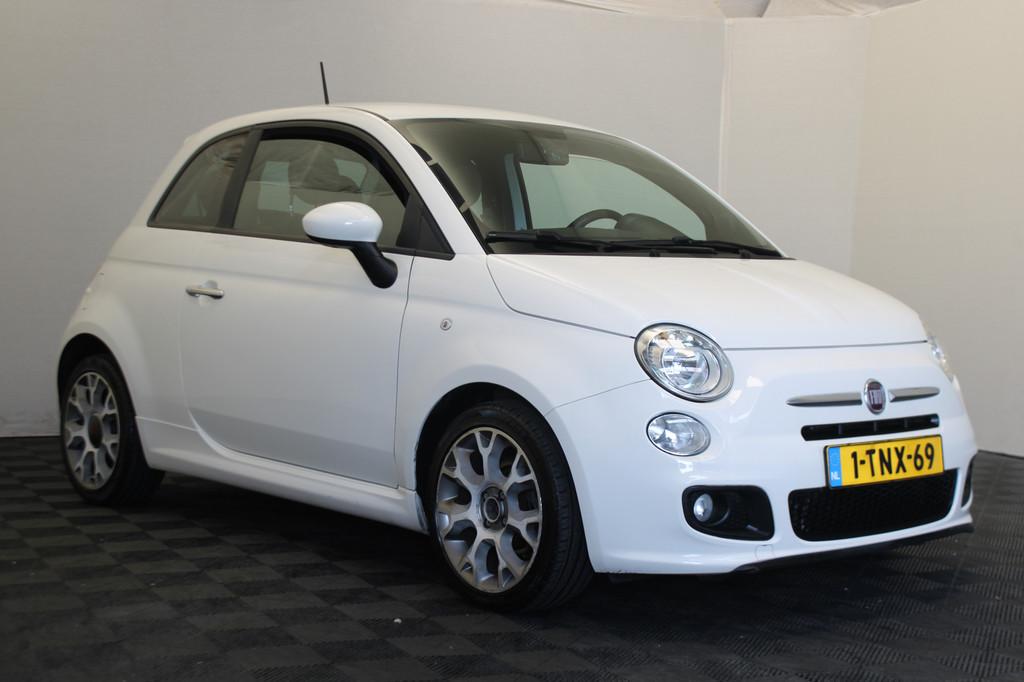 Fiat 500 0.9 TwinAir Turbo 500S *Pasen Geopend!* (bj 2014), Voorwielaandrijving, Gebruikt, Leder en Stof, Origineel Nederlands