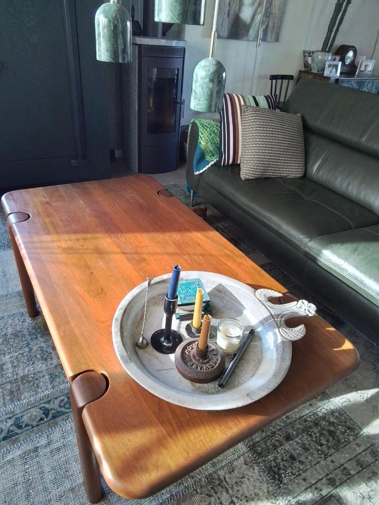 Mooie Deense design salontafel, Huis en Inrichting, Ophalen of Verzenden, Rechthoekig, 100 tot 150 cm, 50 tot 100 cm