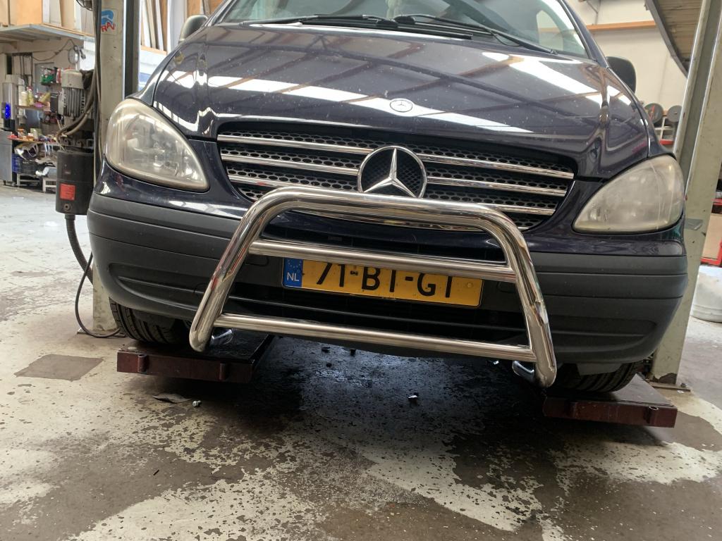 Vito W639 Bullbar Pushbar met dwarsbuis, Ophalen, Niet ingevuld, Niet ingevuld, Niet ingevuld