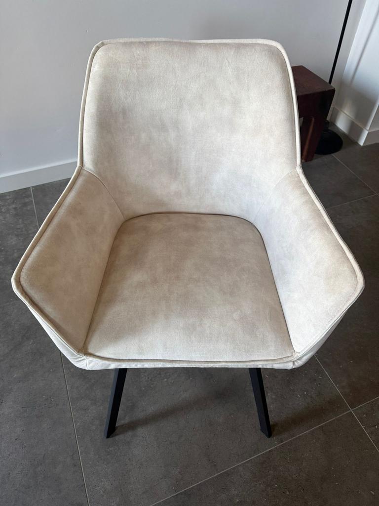 6x Zitmaxx Eetstoelen Joliën in Adore Velvet Stof, Ophalen, Overige kleuren, Zo goed als nieuw, Stof