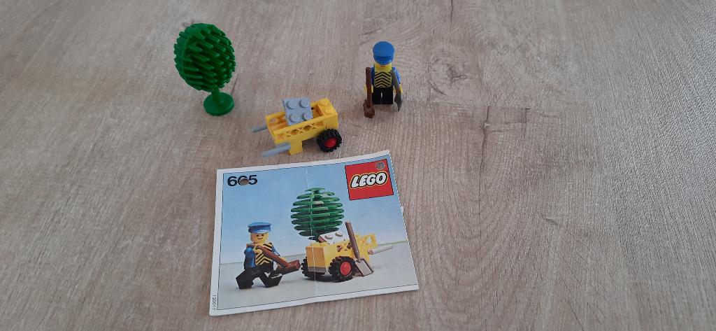 Lego 605 (Street Sweeper - 1978)., Ophalen of Verzenden, Zo goed als nieuw, Complete set, Lego