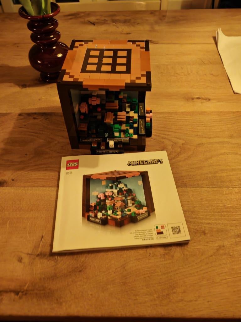 Lego Minecraft Crafting Box 21265, Ophalen of Verzenden