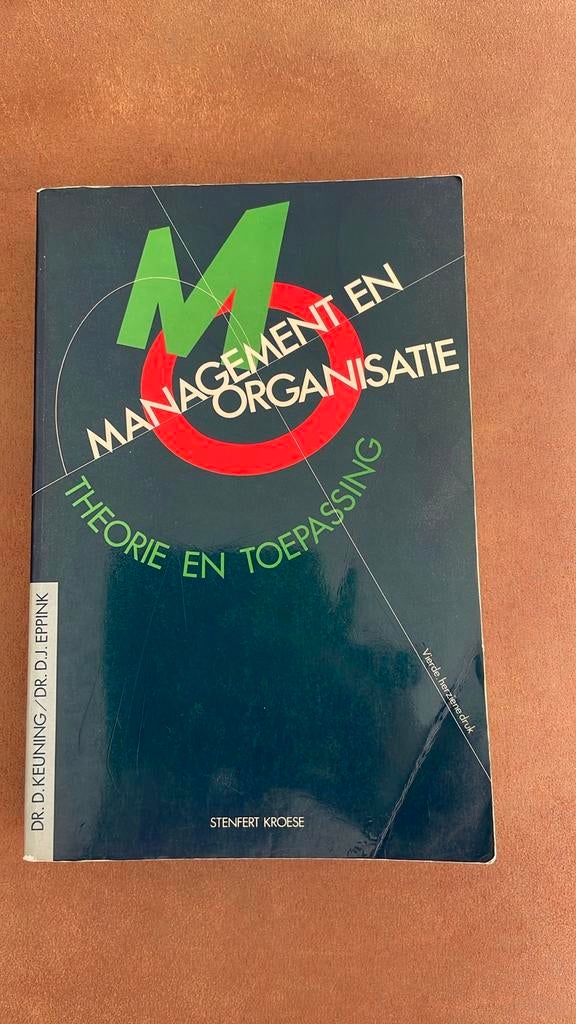 Management en Organisatie: Theorie en Toepassing, Ophalen of Verzenden, Gelezen, Management