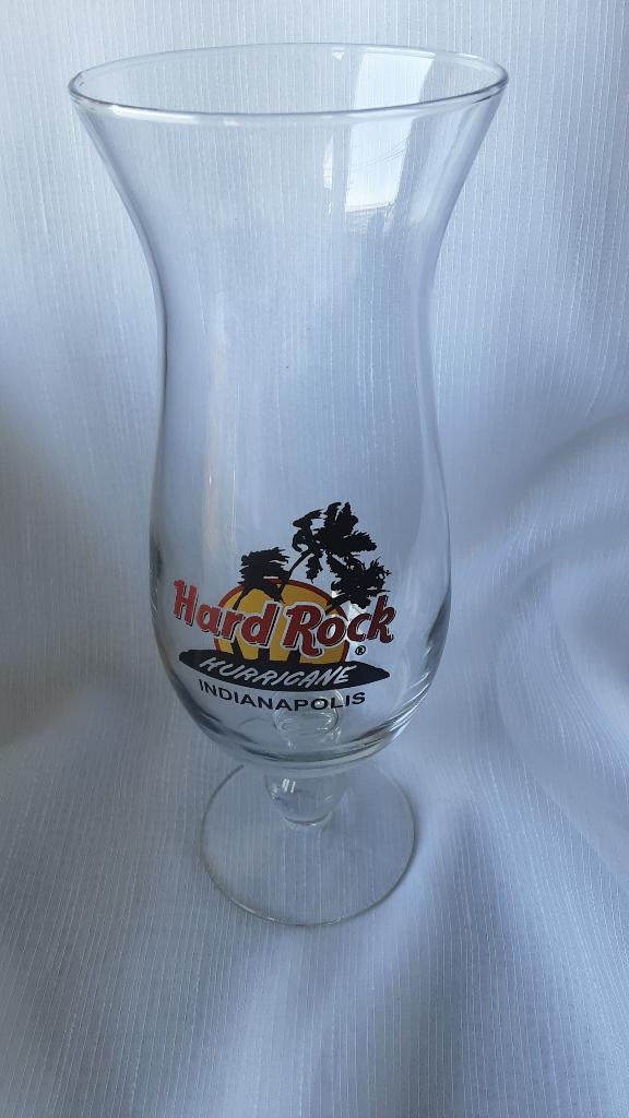 HARD ROCK INDIANAPOLIS glas, Verzamelen, Ophalen of Verzenden, Zo goed als nieuw, Bierglas
