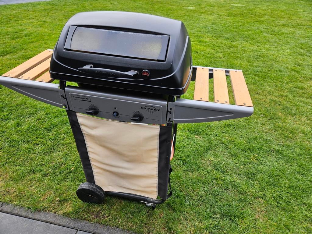 GASBARBEQUE, BBQ, MERK: CAMPINGAZ, TYPE EXPERT, ZIE FOTO’S, Ophalen, Gebruikt, Campingaz