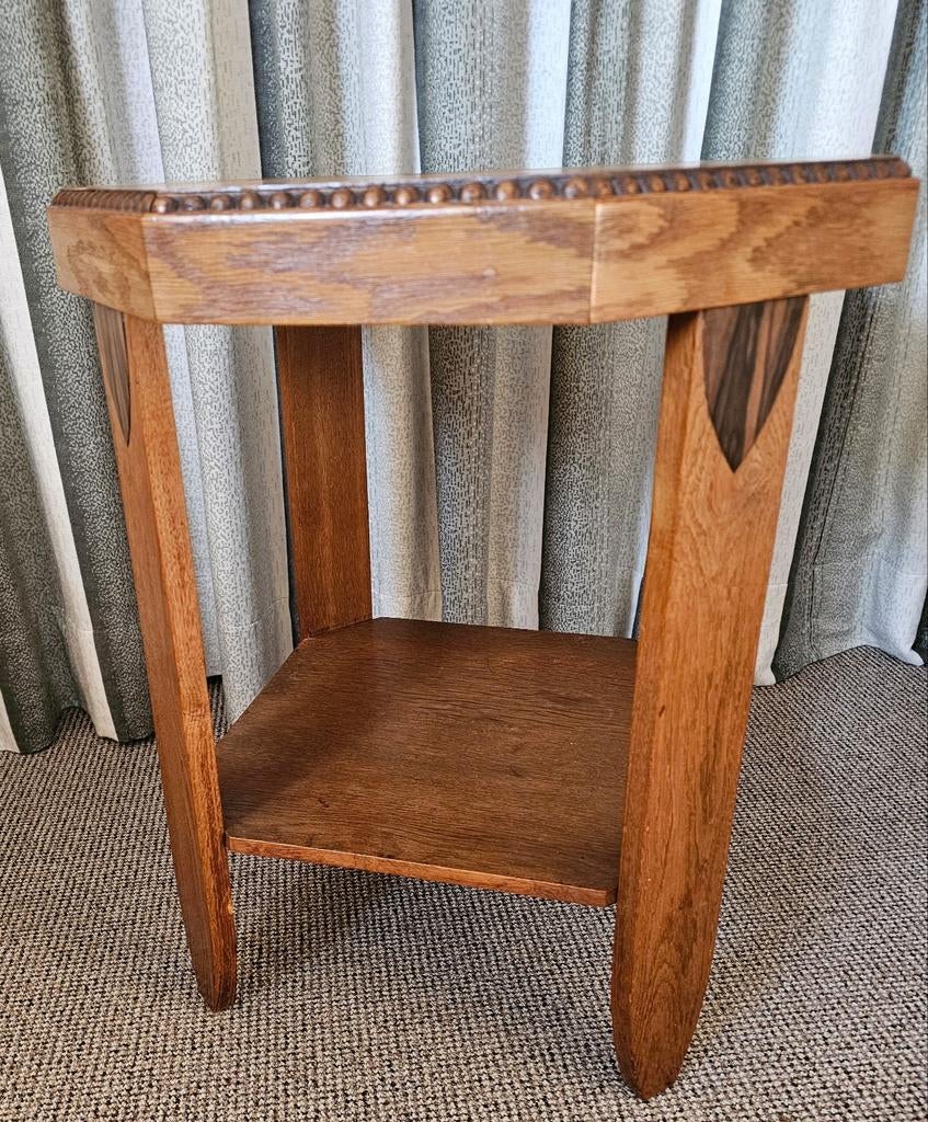 Antieke / vintage 8 hoekige salon/bijzet tafel, Ophalen