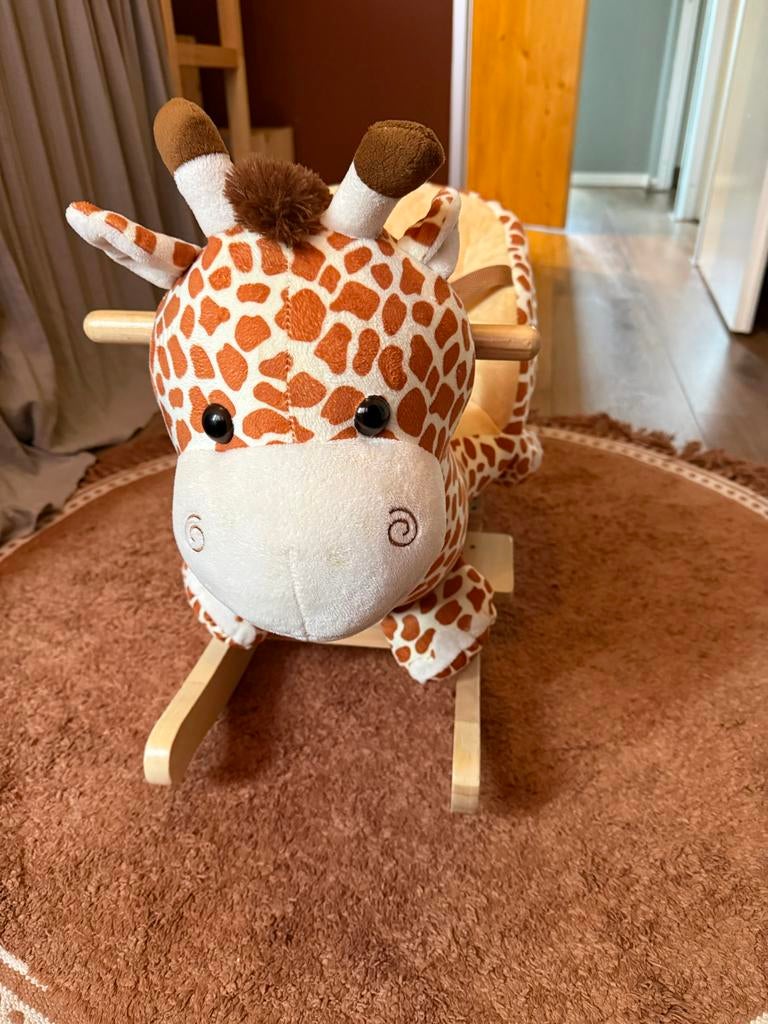 Giraffe hobbelpaard, Ophalen, Zo goed als nieuw, Jongen of Meisje