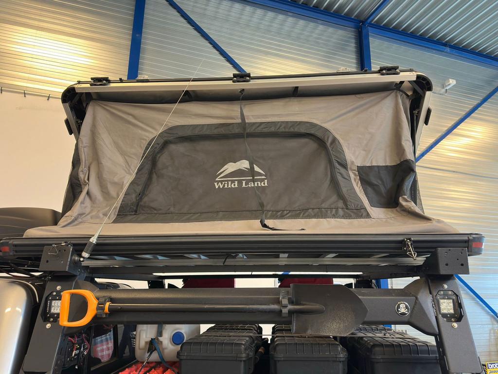 Dodge RAM 1500 5.7 V8 4x4 Crew Cab Rebel|CAMPER|OPBOUW TENT|, Auto's, Automaat, 2637 kg, Gebruikt, Leder