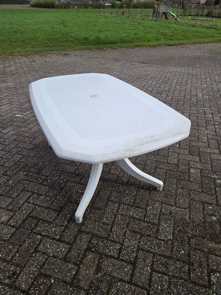 Tuinset tafel met 4 stoelen, Ophalen, Gebruikt