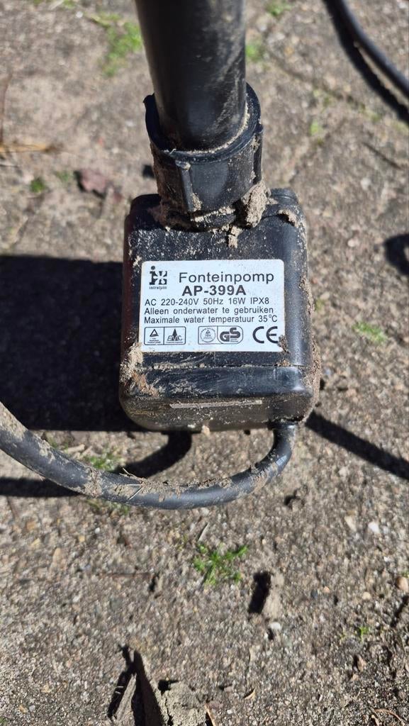 Intratuin Fonteinpomp IP-399, Tuin en Terras, Waterpartijen en Fonteinen, Ophalen