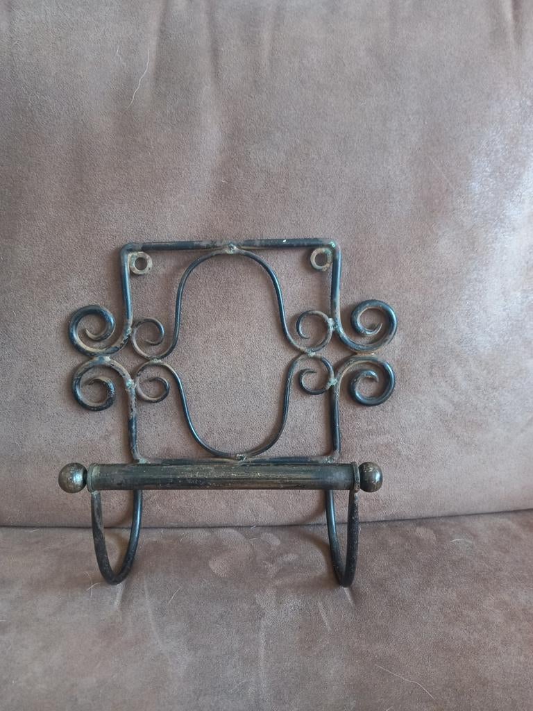 Brocante toiletrolhouder, Antiek en Kunst, Ophalen of Verzenden