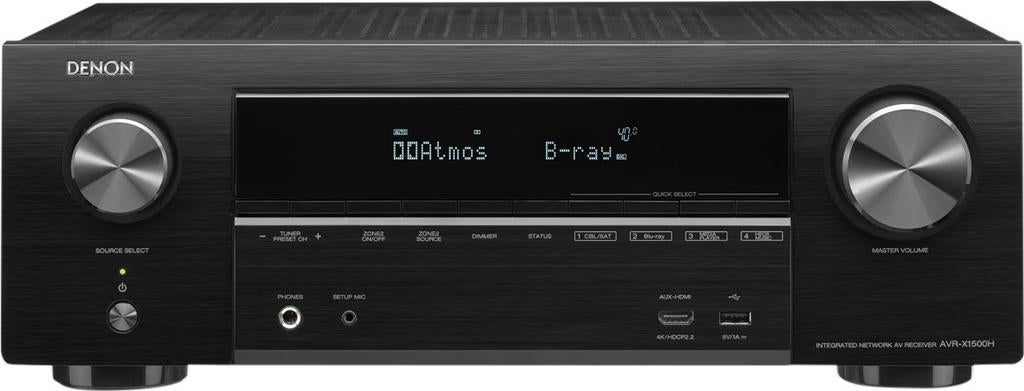Denon AVR-X1500H 7.2 AV Receiver - Dolby Atmos, DTS:X, Audio, Tv en Foto, Versterkers en Receivers, Ophalen, Zo goed als nieuw