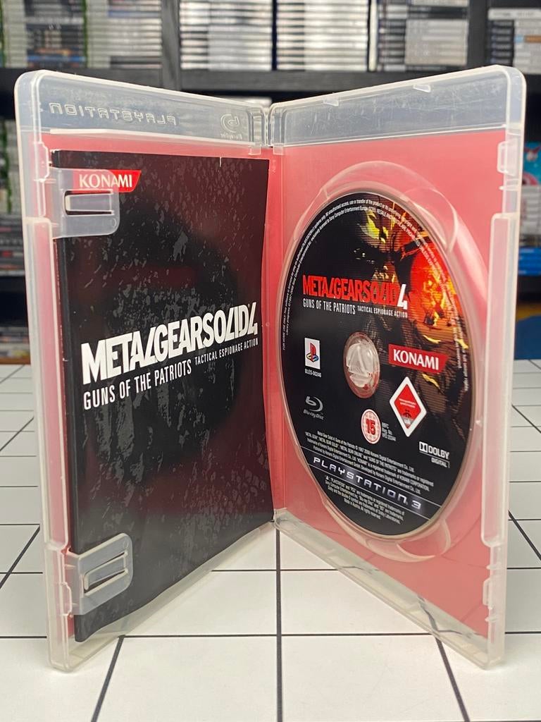 Metal Gear Solid 4 Guns of the Patriots - PS3 PlayStation 3, Spelcomputers en Games, Games | Sony PlayStation 3, Avontuur en Actie