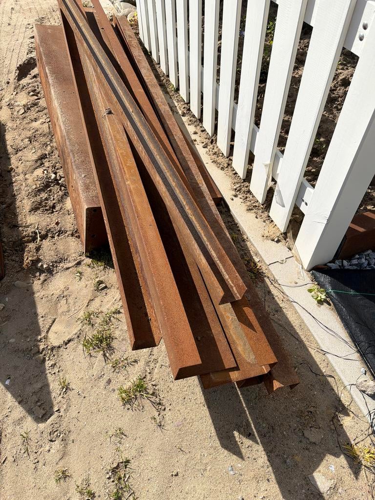 Diverse overzet profielen Cortenstaal, Ophalen, Gebruikt, Overige metalen