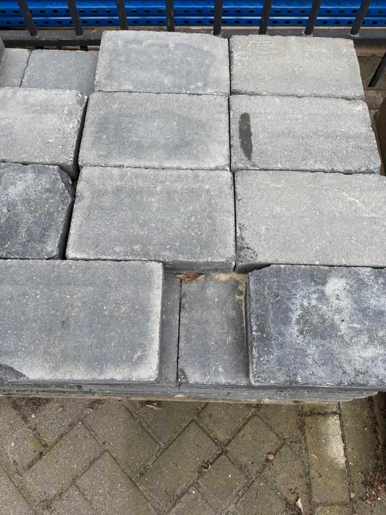 Betonstenen 20x30x6cm antraciet, Tuin en Terras, Ophalen, 10 m² of meer, Beton, Terrastegels