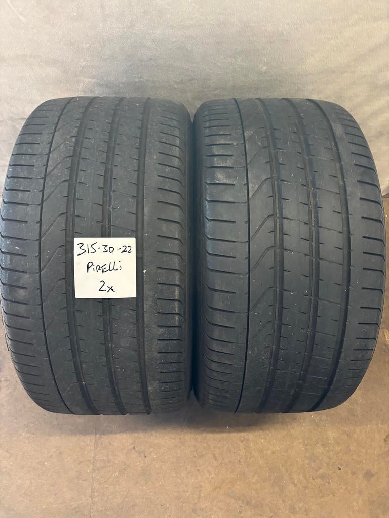 2 x 315-30-22 Pirelli P-Zero NO of Michelin NO Zomerbanden, Ophalen, Gebruikt, Overige maten, Band(en)