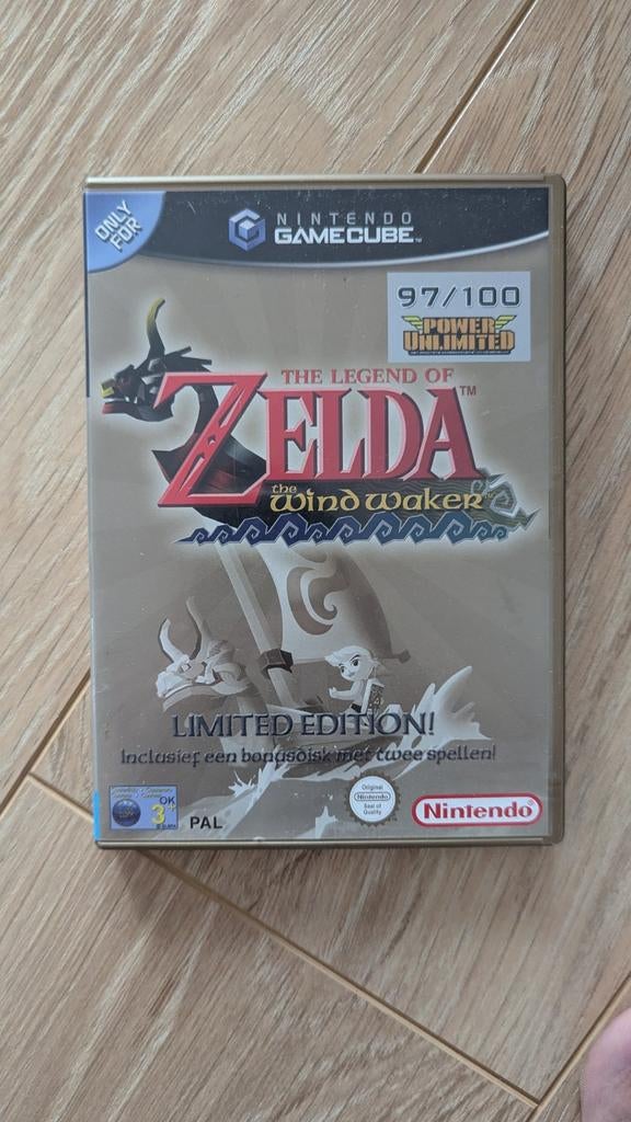 Nintendo Gamecube Zelda Wind Waker Limited Edition PAL, Ophalen of Verzenden, Zo goed als nieuw