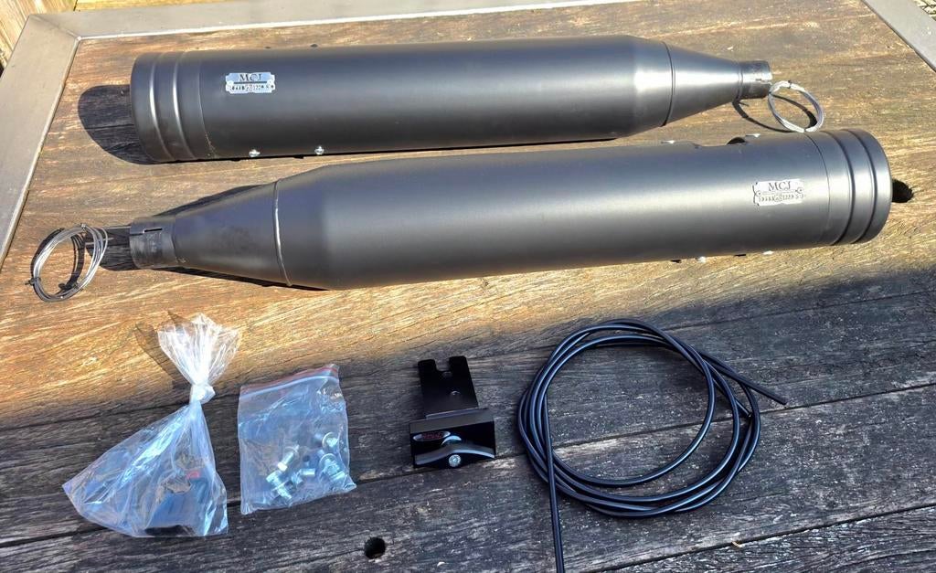 MCJ adjustable exhaust Harley touring, Ophalen of Verzenden, Nieuw