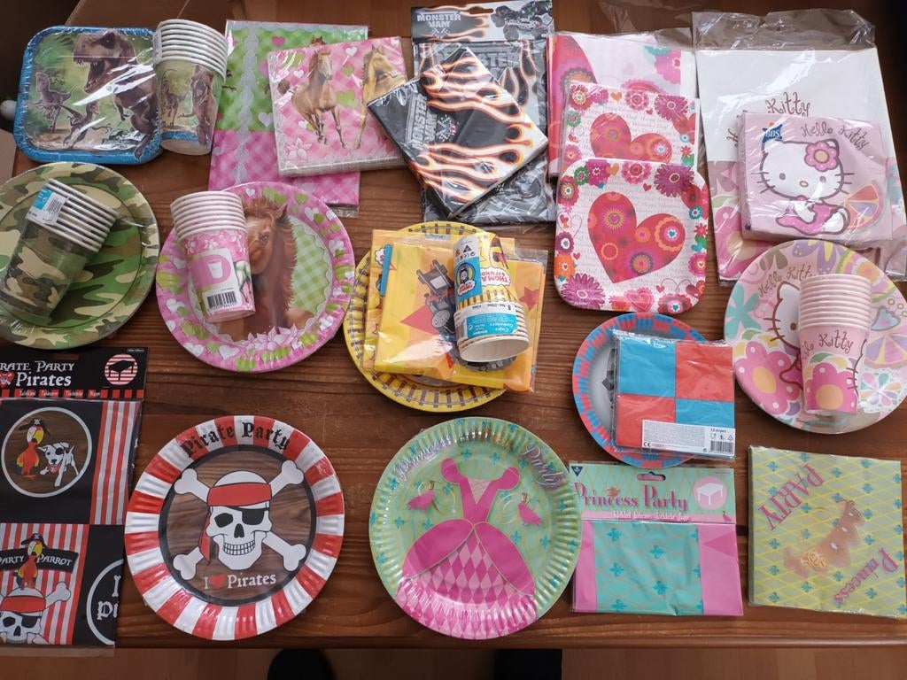 Princess Party Servies en Decoratie Set, Diversen, Ophalen of Verzenden