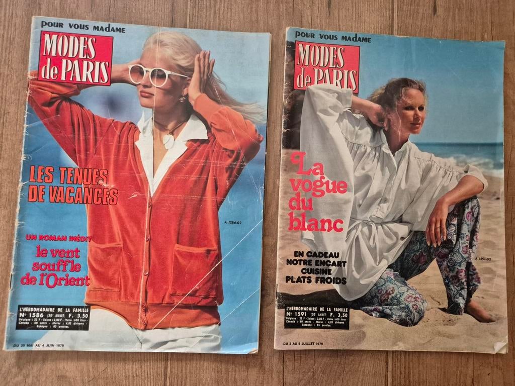 Mode de Paris tijdschriften uit 1979, Ophalen of Verzenden, 1960 tot 1980, Tijdschrift
