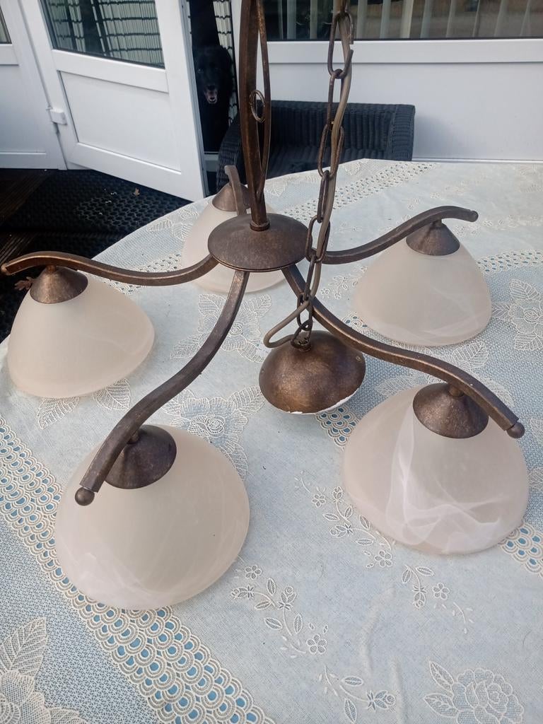 Master light hanglamp Bolzano patina, Ophalen of Verzenden